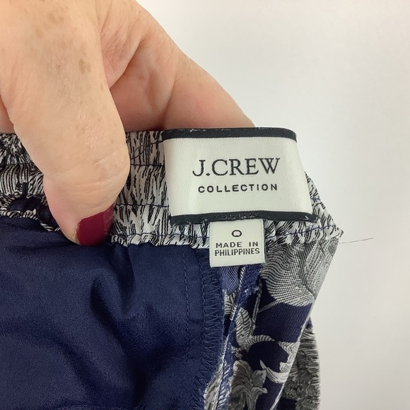 J.Crew Collection Pull-On Cropped Pant in Ratti Seashell Print - Picture 4 of 7